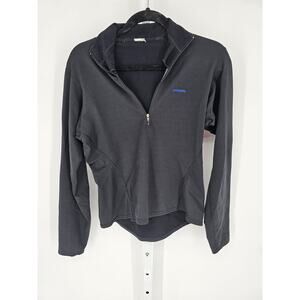 Patagonia Women's Black Long Sleeve Half-Zip Cycling Jacket Size S